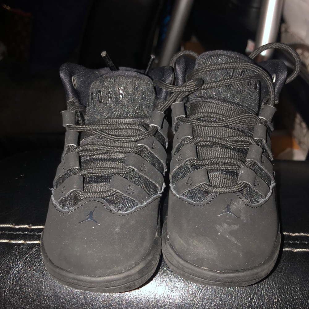 Kids Black Jordan Sneakers